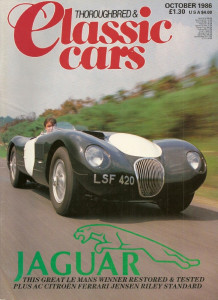 THOROUGHBRED & CLASSIC CARS 1986 OCT - JAGS, RILEY IMP